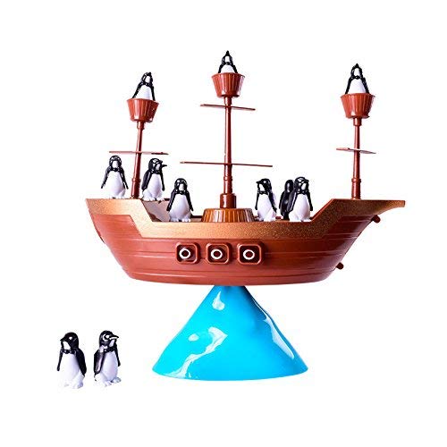JEJA Pirate Boat Pinguin Balance Spiel für Kinder Kids Familie