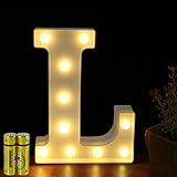 HONPHIER® Buchstaben Lichter Alphabet Lampe LED Brief Beleuchtung , Beleuchtete Buchstaben Nachtlichter Dekoration für...