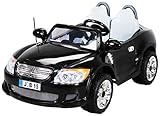 Actionbikes Motors Kinder Elektroauto 2-Sitzer B15 mit 2 x 45 Watt Motor EXTRA GROß Elektro Kinderauto Kinderfahrzeug (schwarz)
