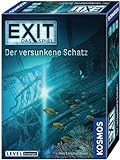 KOSMOS 694050 EXIT - Das Spiel - Der versunkene Schatz, Level: Einsteiger, Escape Room Spiel, EXIT Game für 1 bis 4 Spieler ab 10...