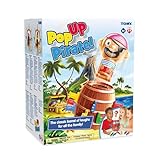 TOMY Offizielles Kinderspiel 'Pop Up Pirate', Hochwertiges Aktionsspiel für die Familie, Piratenspiel zur Verfeinerung der...