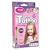 Tytoo Glitzertattoo Set für Mädchen mit 15 Schablonen- Seine Anwendung ist auch für Kinder mit empfindlicher Haut sicher und...