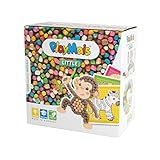 PlayMais MOSAIC Little Zoo Kreativ-Set zum Basteln für Kinder ab 3 Jahren | Über 2.300 Stück & 6 Mosaik Klebebilder mit...