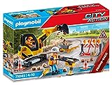 PLAYMOBIL City Action 71045 Straßenbau inkl. Bagger und Absperrung, ab 4 Jahren