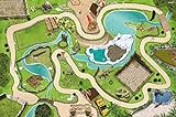 STIKKIPIX Tierpark Spielmatte (ähnlich Spielteppich) | SM04 | Hochwertige Spiel-Matte für das Kinder-Zimmer | ideales Zubehör...