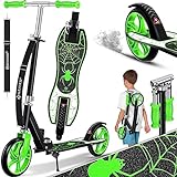Kesser® Scooter Roller Kinderroller Cityroller Tretroller Kickroller Kickscooter | 1. Spider (Green)
