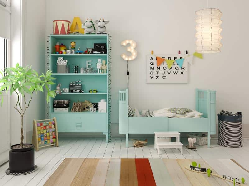 Kinderzimmer im skandinavischen Design